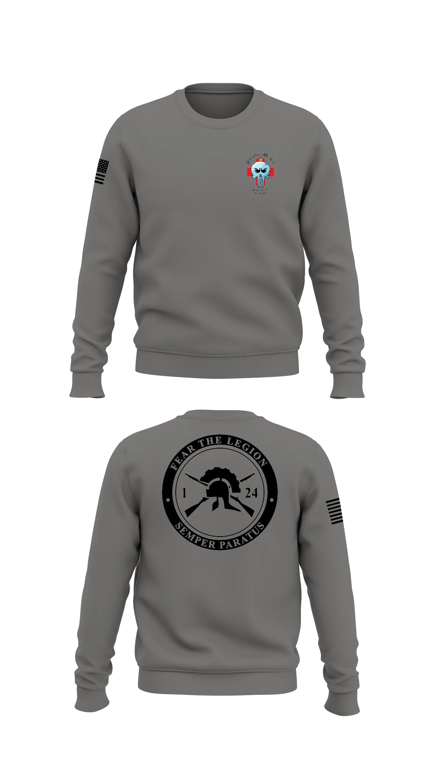 1 24 in store 1 Core Men's Crewneck Performance Sweatshirt - 52914377387