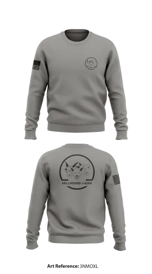 1-63 Hellhounds Store 1 Core Men's Crewneck Performance Sweatshirt - 3NMoXL