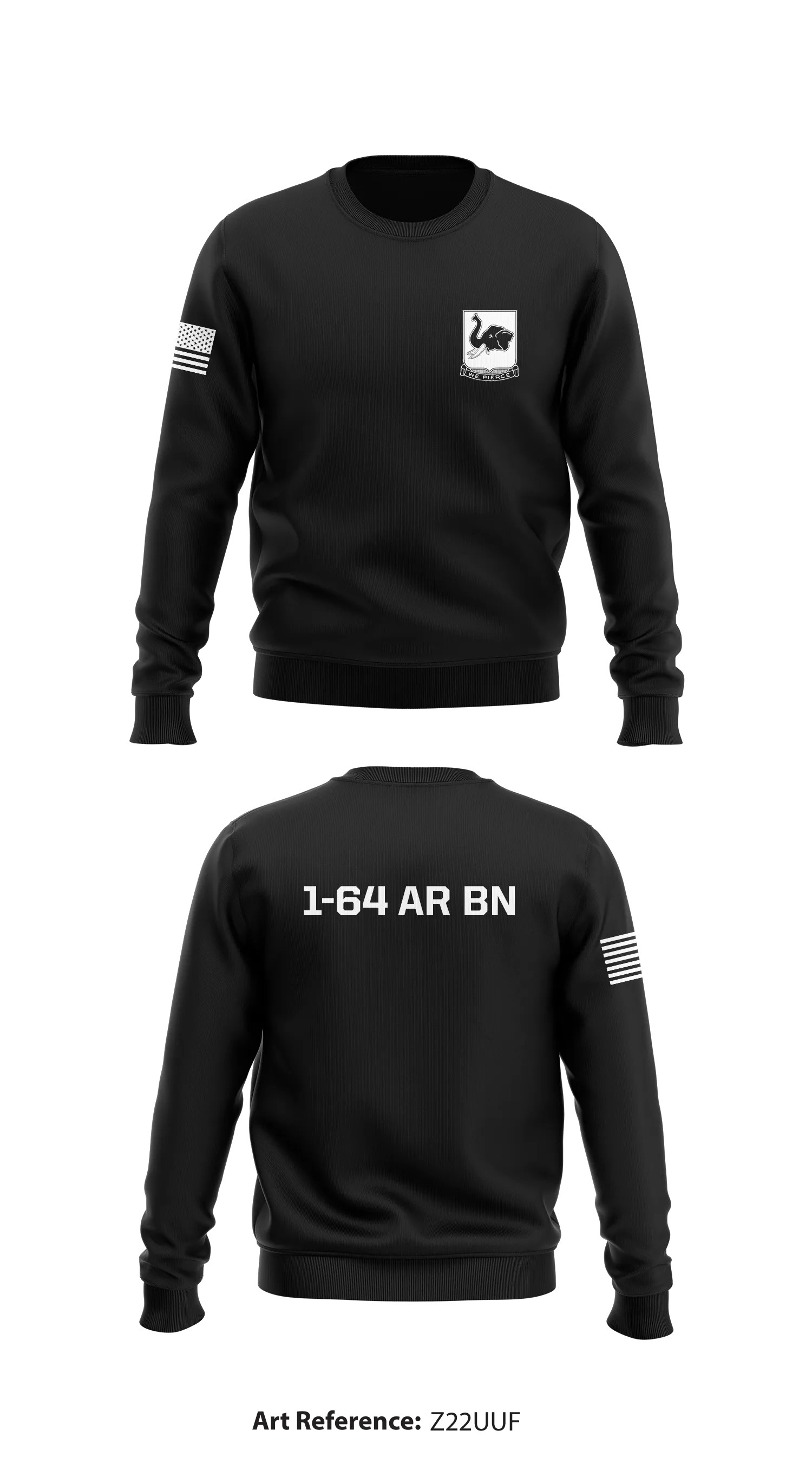 1-64 AR BN Store 1 Core Men's Crewneck Performance Sweatshirt - Z22uUf