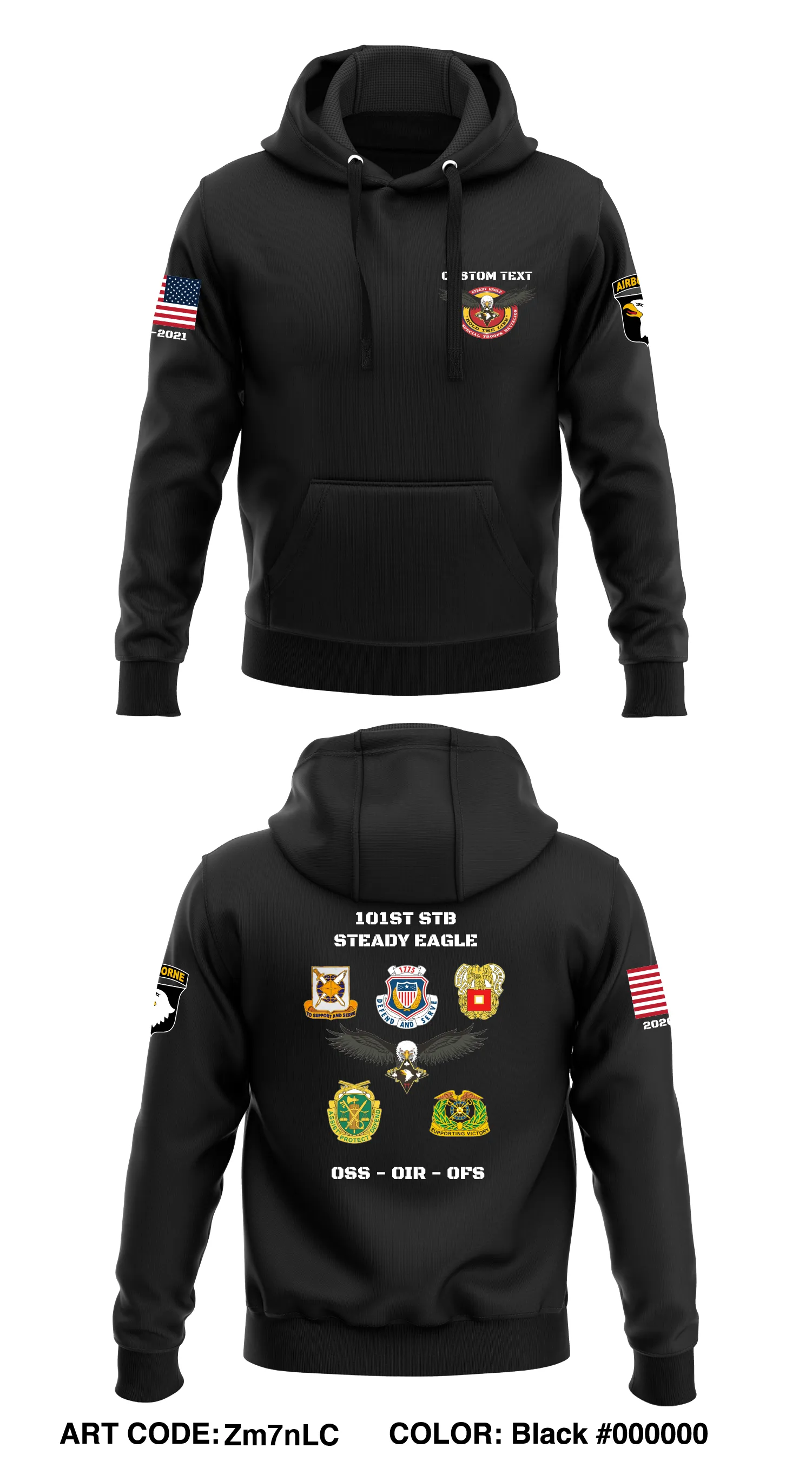 11ST SPECIAL TROOPS BATTALION STORE 2  Core Men's Hooded Performance Sweatshirt - Zm7nLC