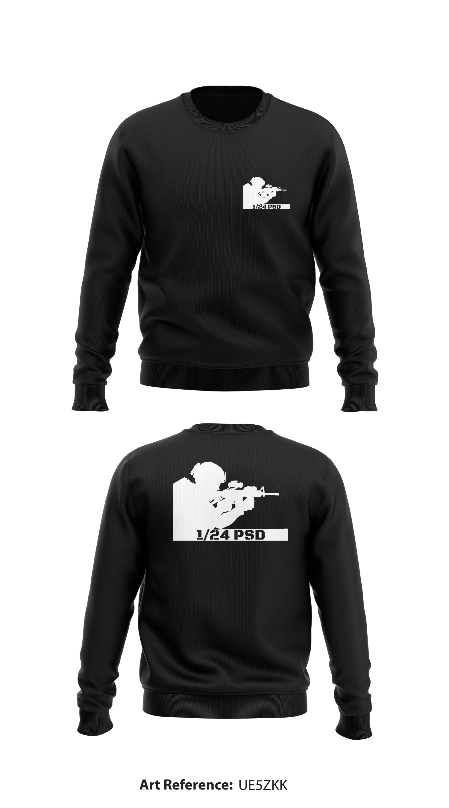 1/24 PSD Store 1 Core Men's Crewneck Performance Sweatshirt - ue5Zkk