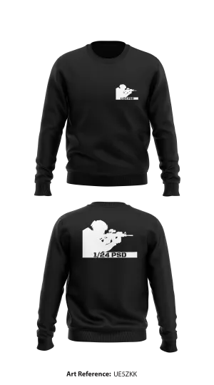 1/24 PSD Store 1 Core Men's Crewneck Performance Sweatshirt - ue5Zkk