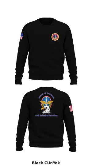 12th Aviation Battalion Store 1 Core Men's Crewneck Performance Sweatshirt - CUnYok