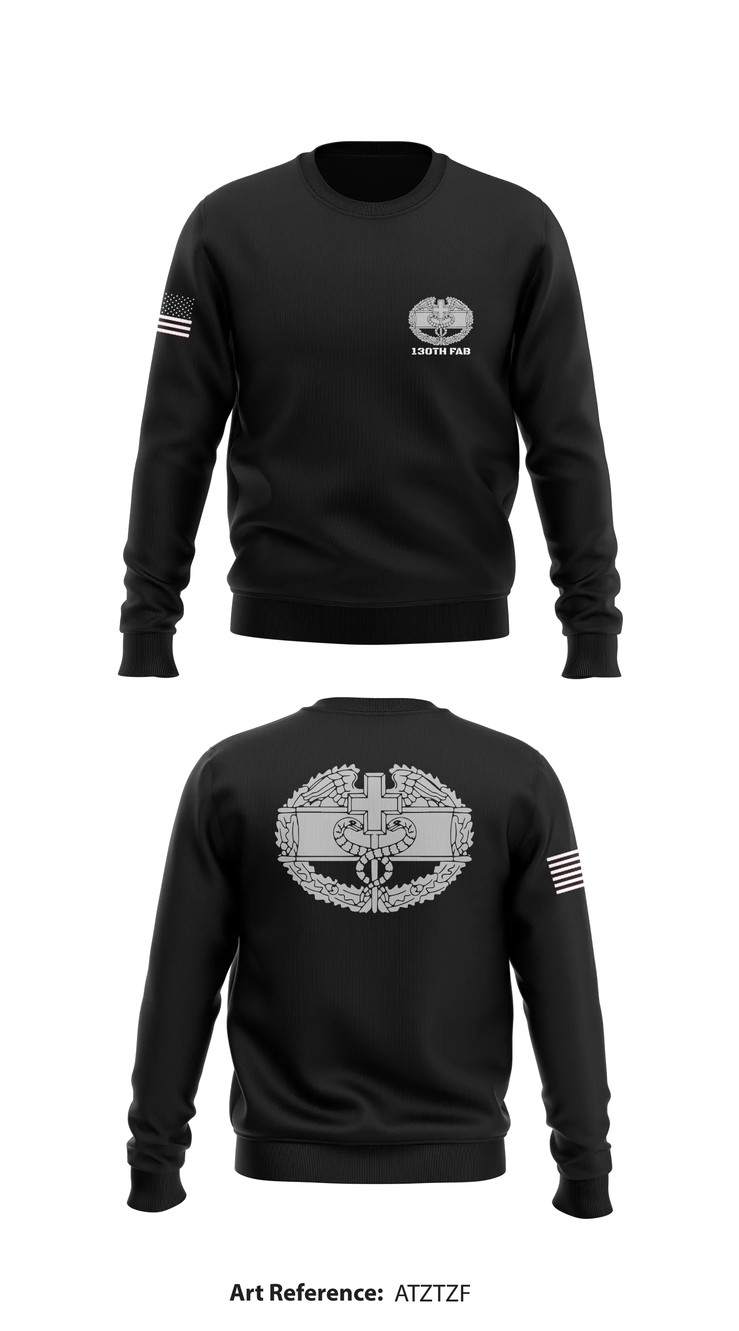 130th FAB Store 1 Core Men's Crewneck Performance Sweatshirt - aTzTZf