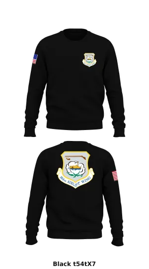 164th Airlift Wing Store 1 Core Men's Crewneck Performance Sweatshirt - t54tX7