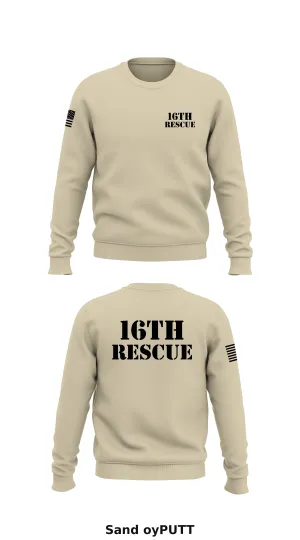 16th Rescue Store 1 Core Men's Crewneck Performance Sweatshirt - oyPUTT