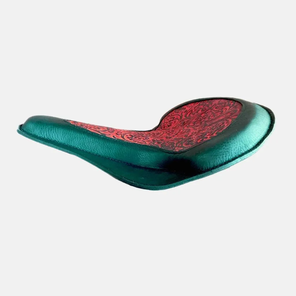 17x16" Spring Solo Tractor Seat Harley Touring Indian Chief Ant Red Oak Leaf