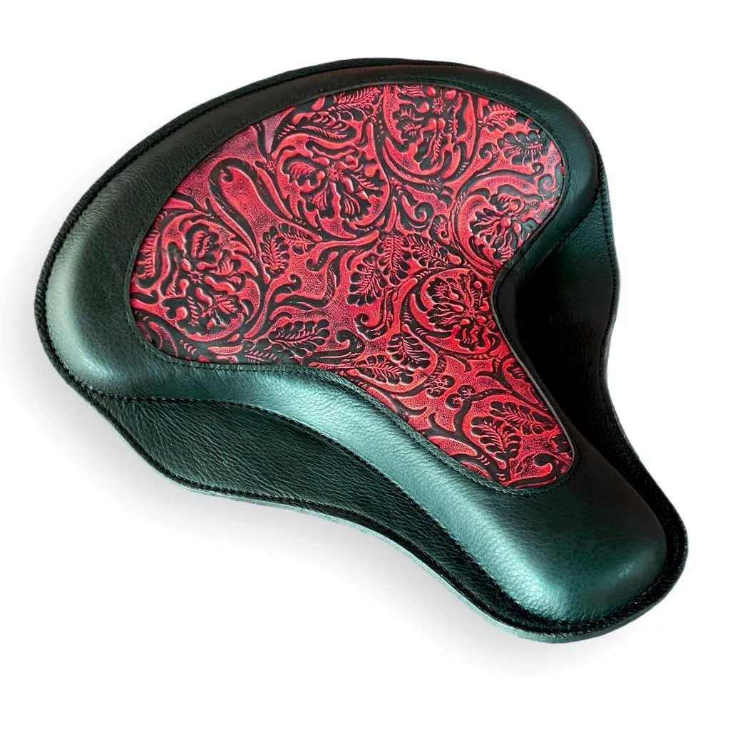 17x16" Spring Solo Tractor Seat Harley Touring Indian Chief Ant Red Oak Leaf