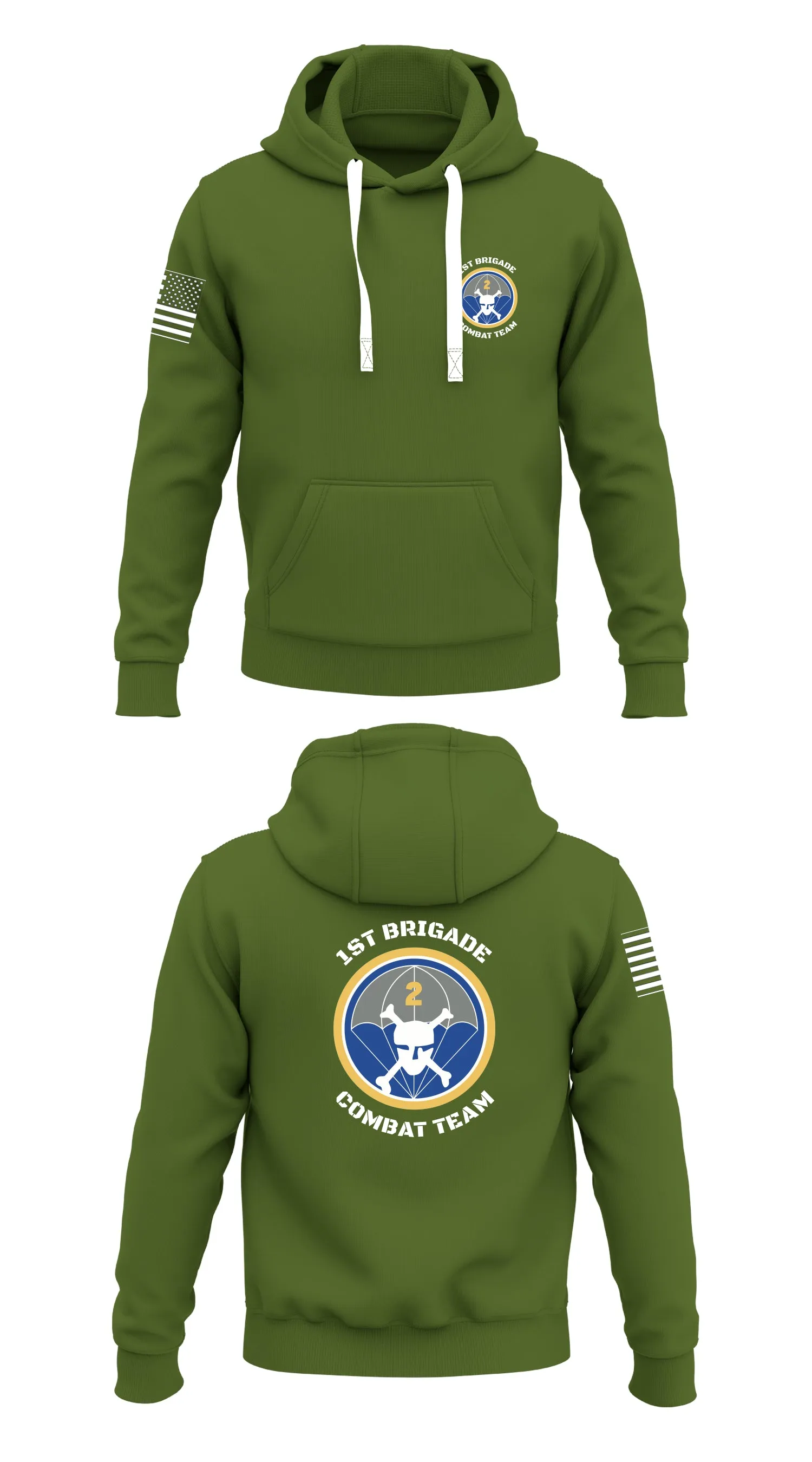 1st Brigade Combat Team Store 1  Core Men's Hooded Performance Sweatshirt - 41913308990