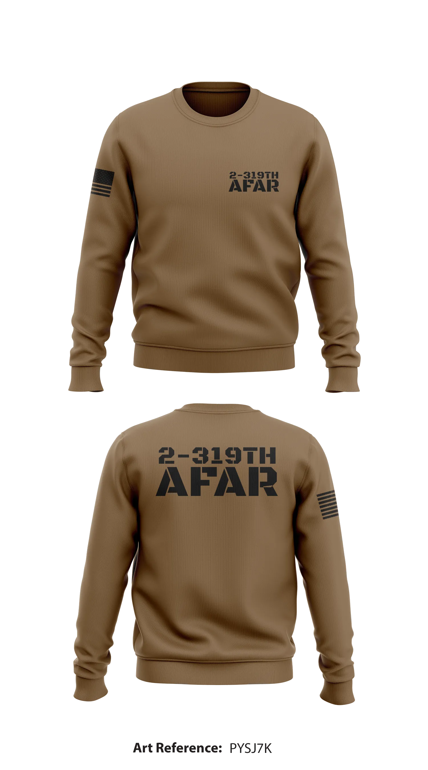 2-319th AFAR Store 1 Core Men's Crewneck Performance Sweatshirt - PYsJ7k