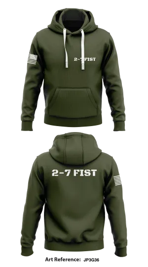 2-7 FIST Store 1  Core Men's Hooded Performance Sweatshirt - Jp3g36