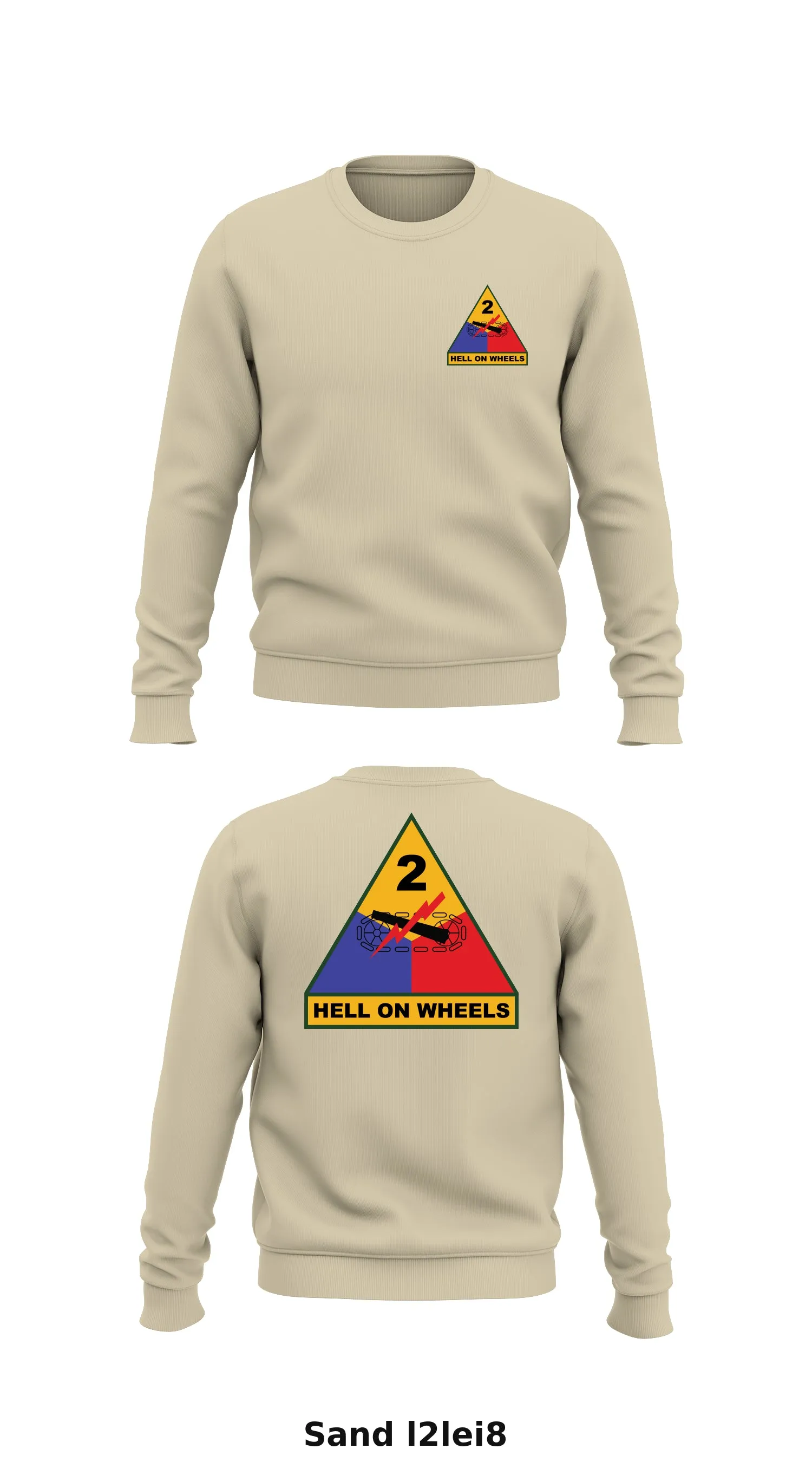 2 armor division Store 1 Core Men's Crewneck Performance Sweatshirt - l2lei8