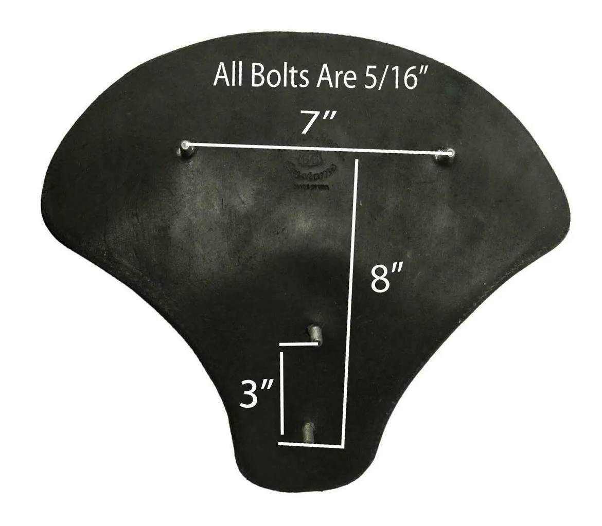 2015-2024 Indian Scout & Bobber Spring Tractor Seat 15x14" B Mounting Kit P-Pad bc