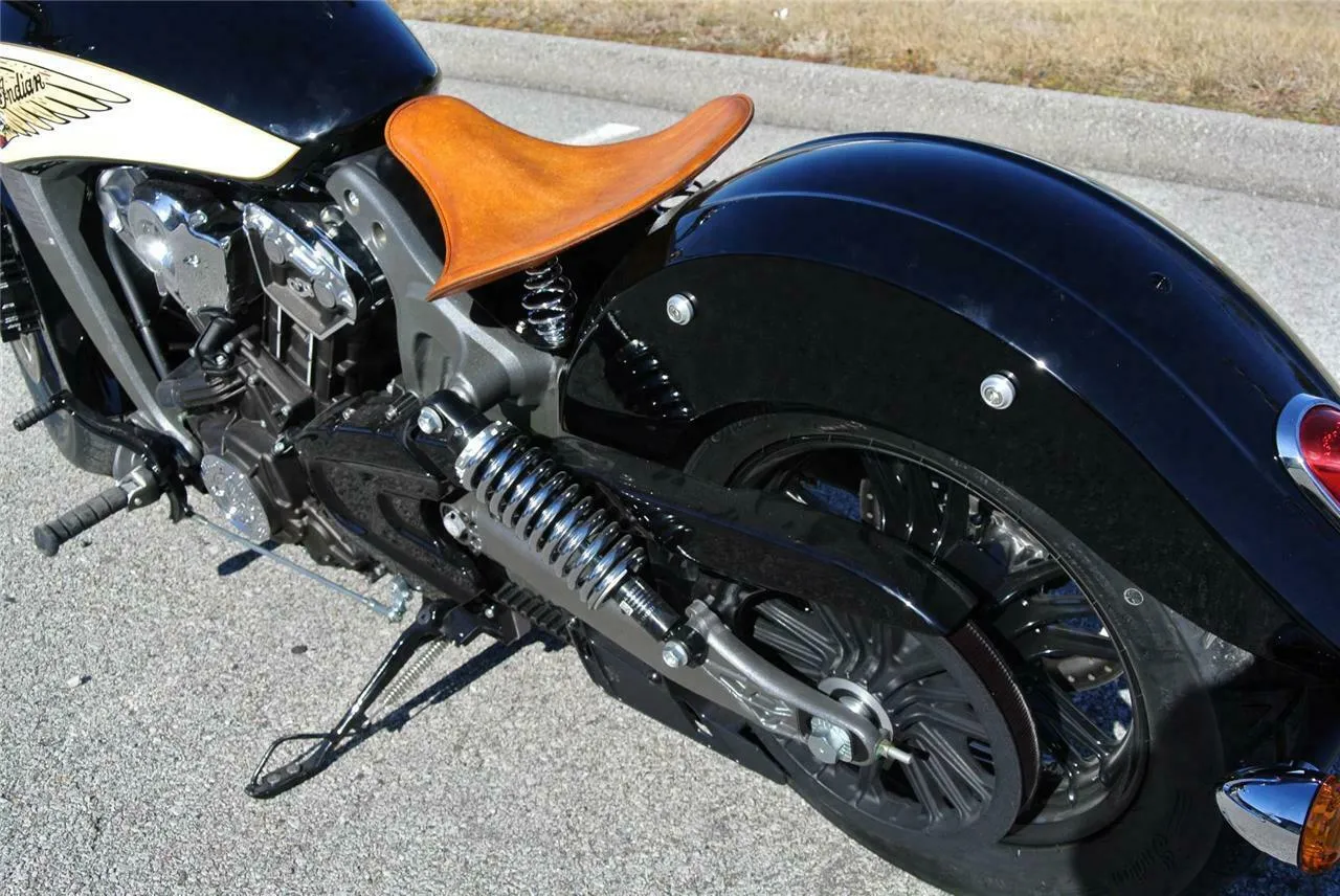 2015-2024 Indian Scout & Bobber Spring Tractor Seat Blk Skirt Mounting Kit Ppad