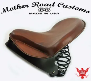 2015-2024 Indian Scout Spring Tractor Seat Brown Skirt Leather Mounting Kit bc