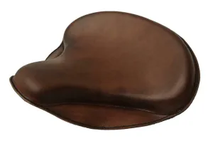 2017-2025 Triumph Bobber Seat Solo 15x14" Brown Leather Tractor With Leg Skirts