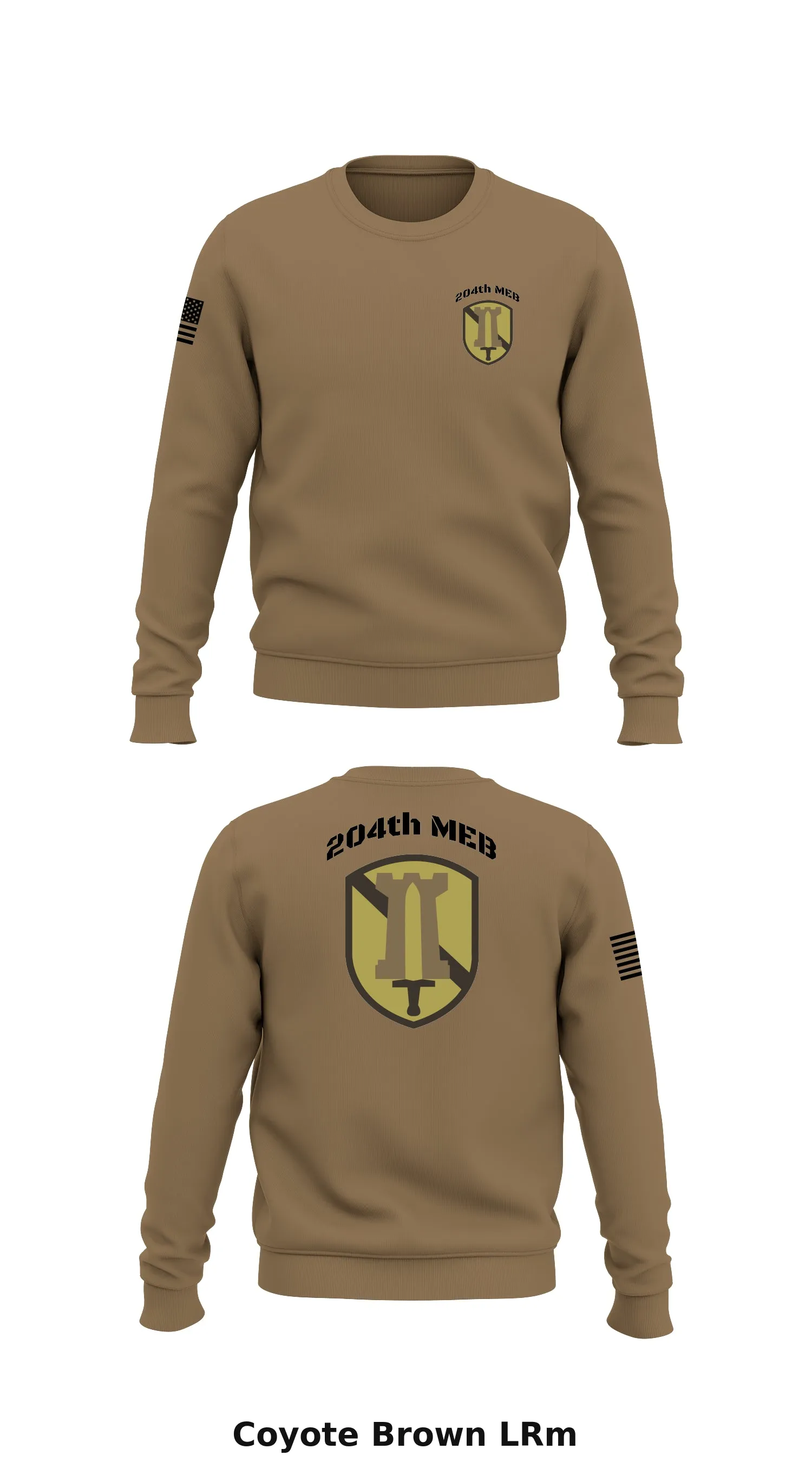 204th MEB Store 1 Core Men's Crewneck Performance Sweatshirt - LRm