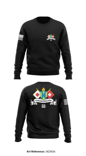 21st Theater Sustainment Command - G6 Store 1 Core Men's Crewneck Performance Sweatshirt - 5Kdrsn