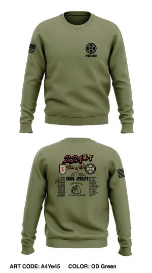 221st OD Co Store 1 Premium Core Men's Crewneck Performance Sweatshirt - A4Ye45