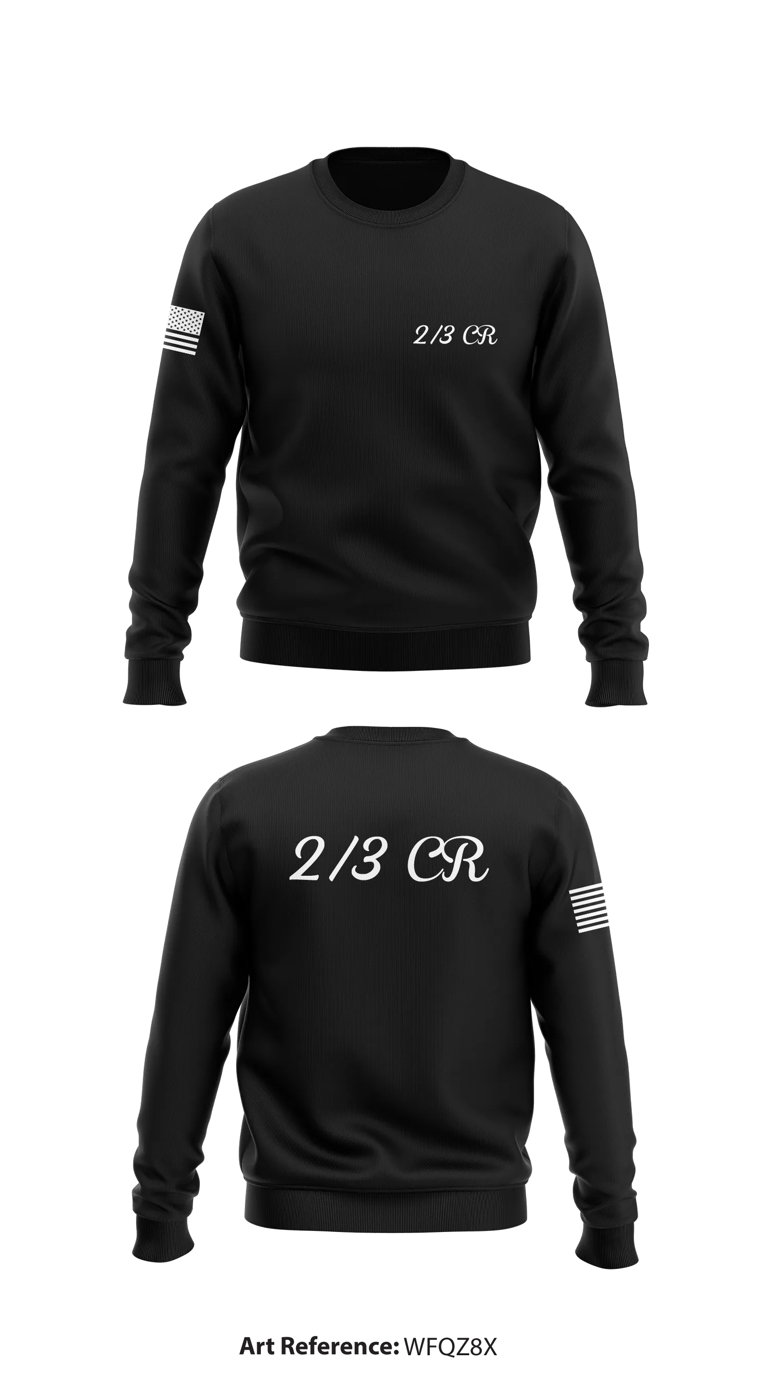 2/3 CR Store 1 Core Men's Crewneck Performance Sweatshirt - WFQZ8x