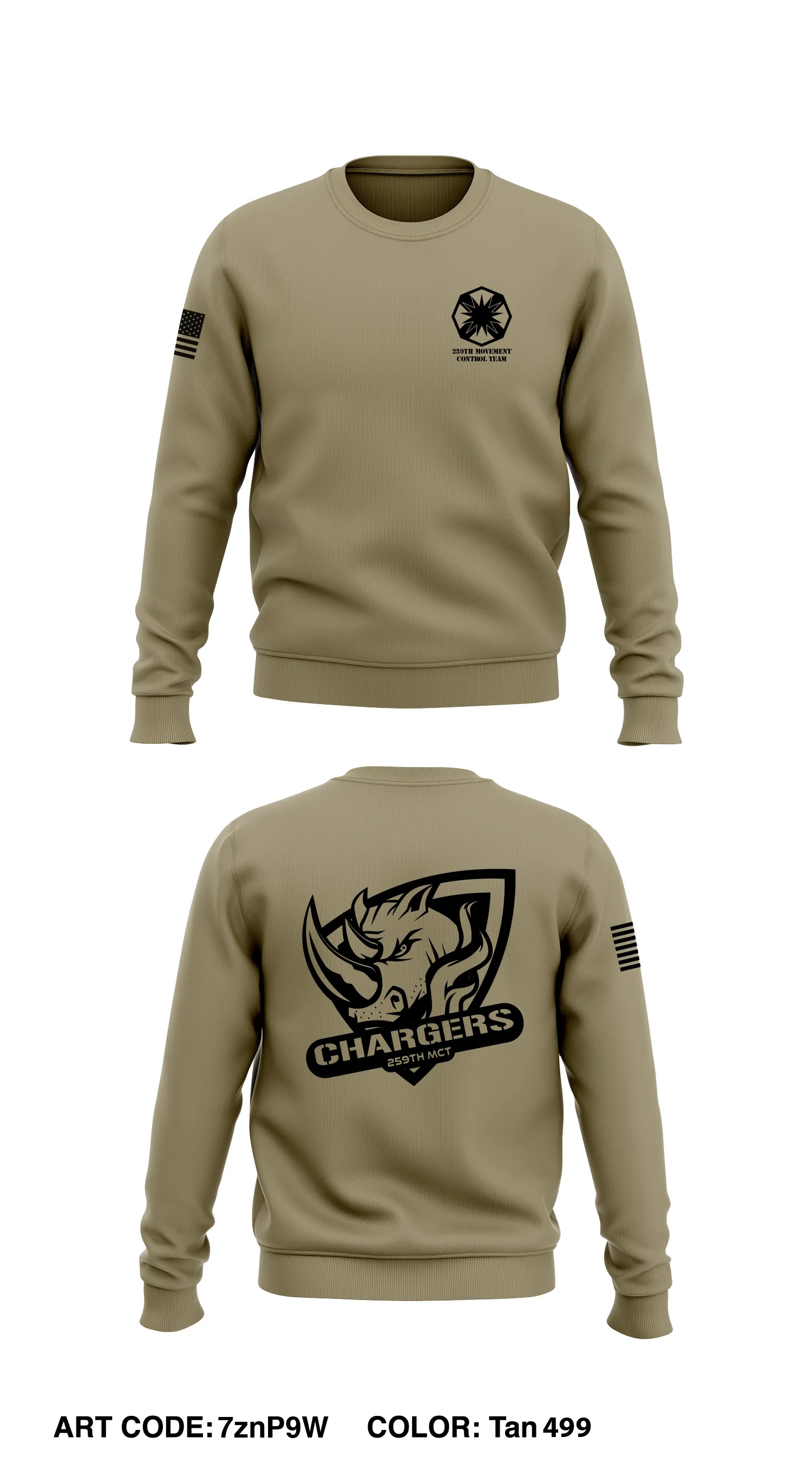 259th MCT Core Men's Crewneck Performance Sweatshirt - 7ZNP9W