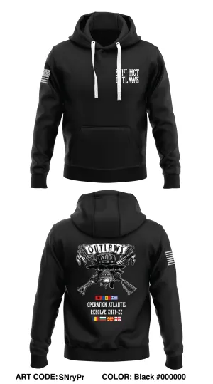 261st MCT OUTLAWS Store 1  Core Men's Hooded Performance Sweatshirt - SNryPr