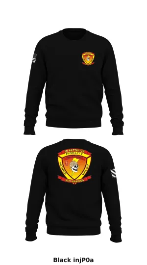 2nd Battalion 9th Marines Store 1 Core Men's Crewneck Performance Sweatshirt - injP0aUPD