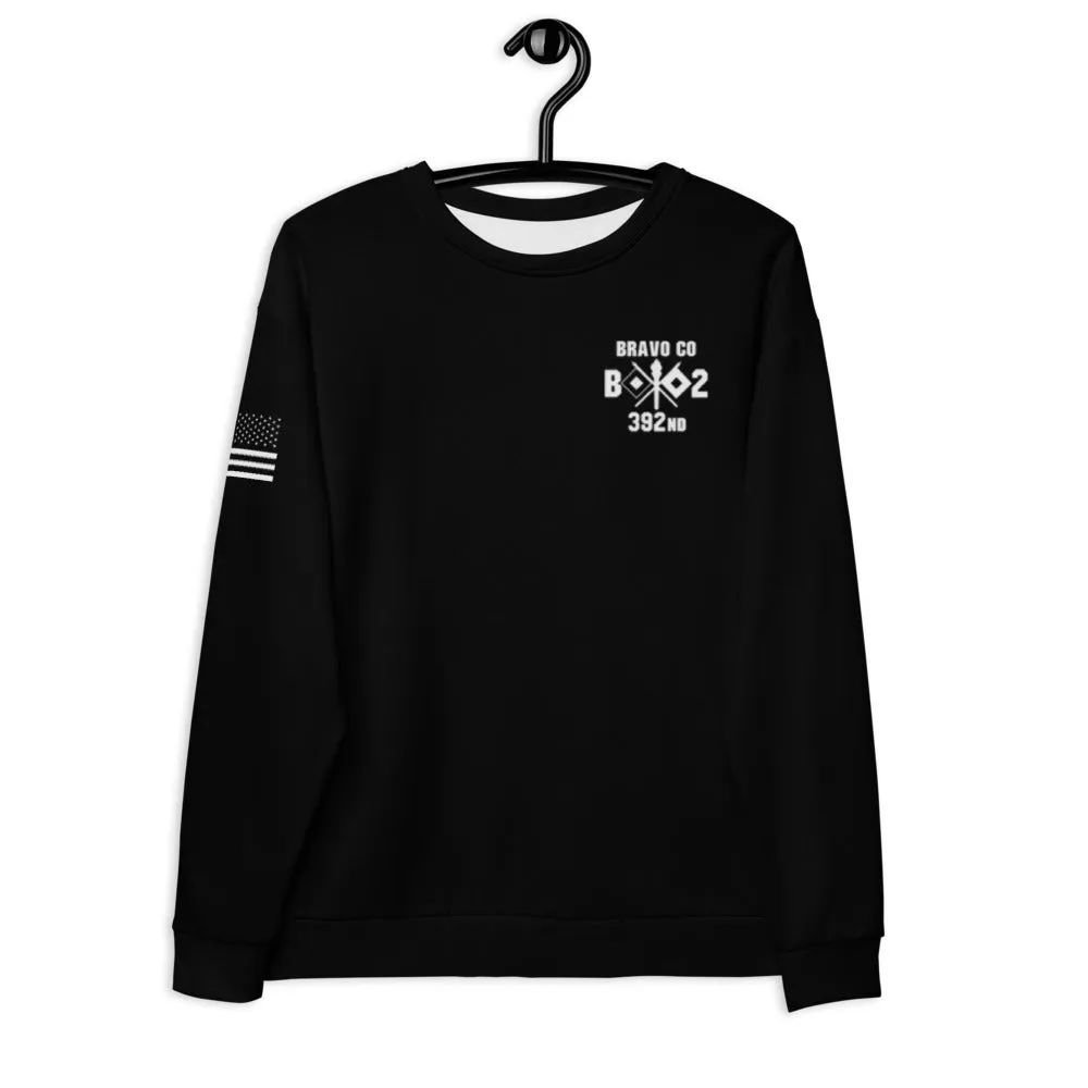 2nd Pl. B Co. 392nd ESB Premium Core Men's Crewneck Performance Sweatshirt - Y6AE3X