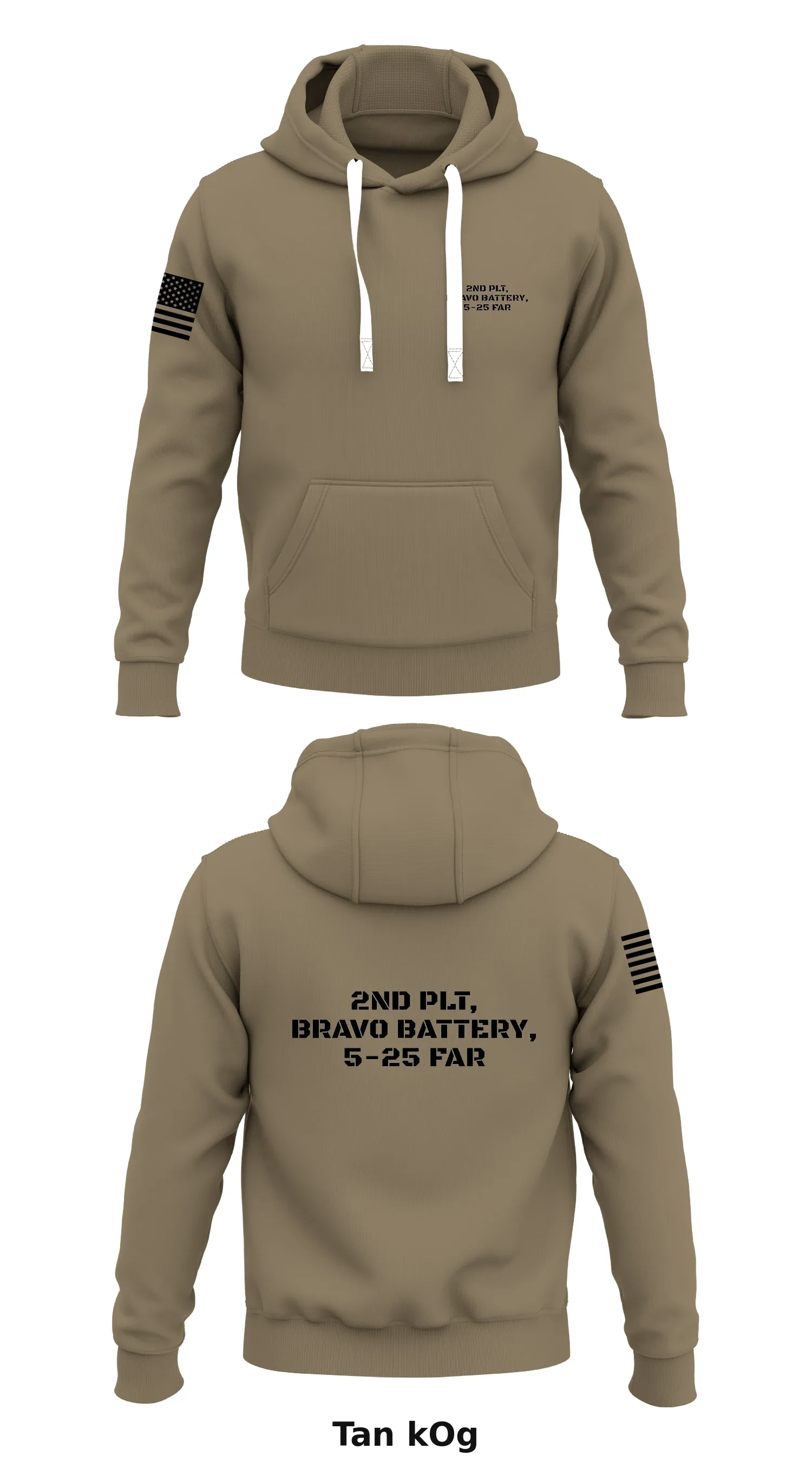 2nd PLT, Bravo Battery, 5-25 FAR Store 1  Core Men's Hooded Performance Sweatshirt - kOg