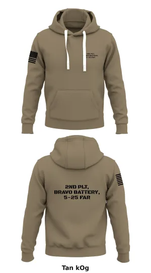 2nd PLT, Bravo Battery, 5-25 FAR Store 1  Core Men's Hooded Performance Sweatshirt - kOg