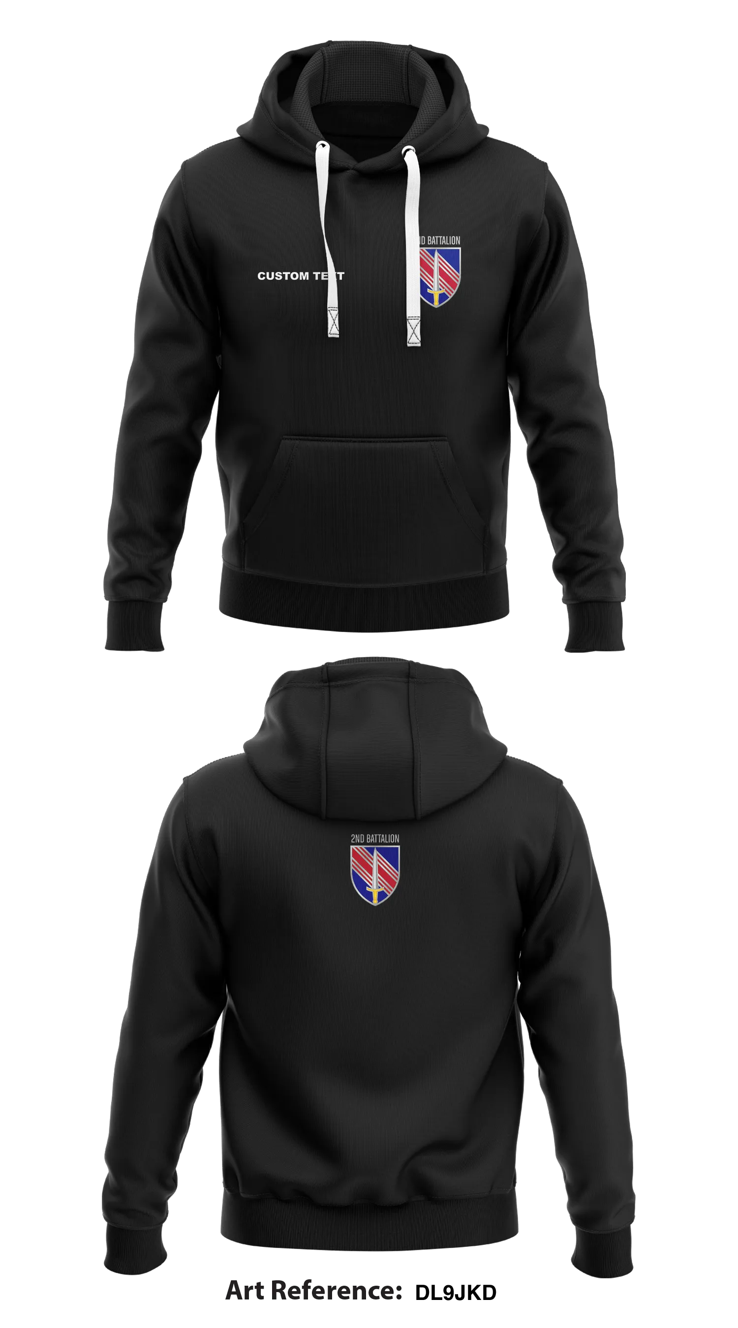 2ND SFAB Store 2  Core Men's Hooded Performance Sweatshirt - DL9jkd