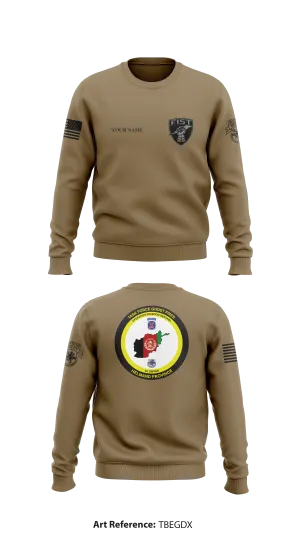 3-71 CAV FIST  Store 1 Core Men's Crewneck Performance Sweatshirt - TBEgDx