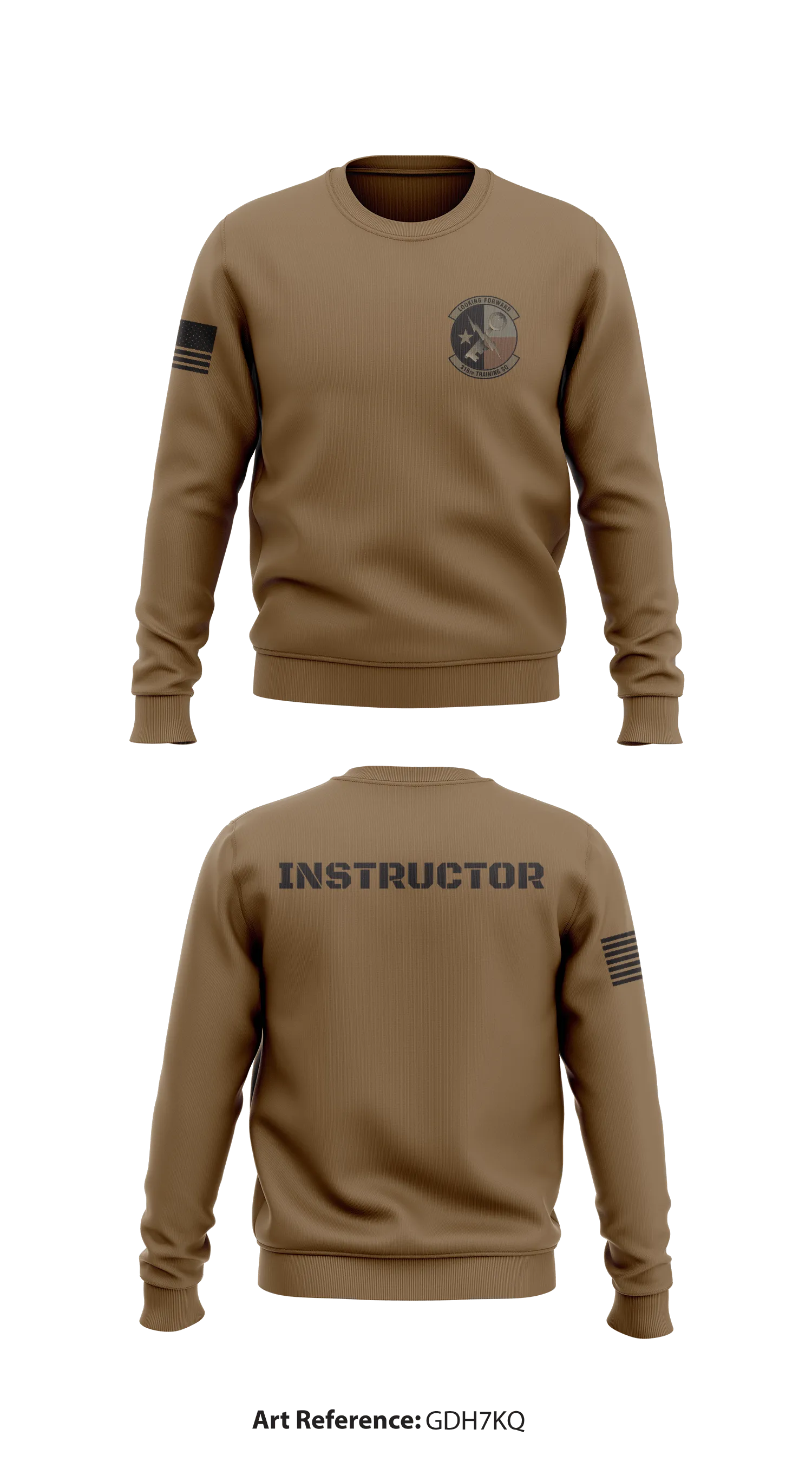316th TRS Store 1 Core Men's Crewneck Performance Sweatshirt - Gdh7kQ
