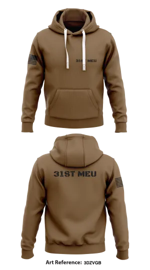 31st MEU Store 1  Core Men's Hooded Performance Sweatshirt - 3DzvGB
