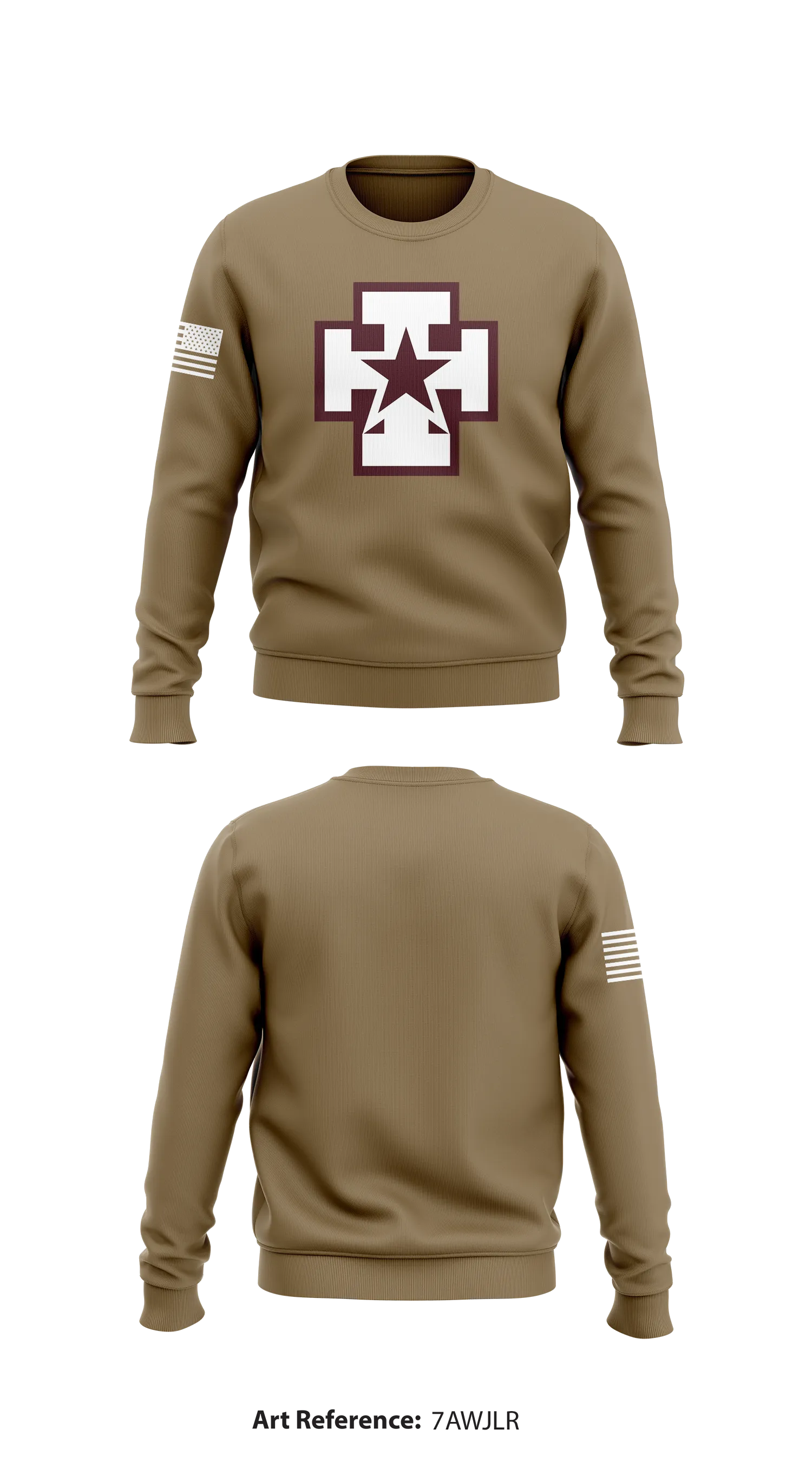 325th Field Hospital Store 1 Core Men's Crewneck Performance Sweatshirt - 7AWJLR