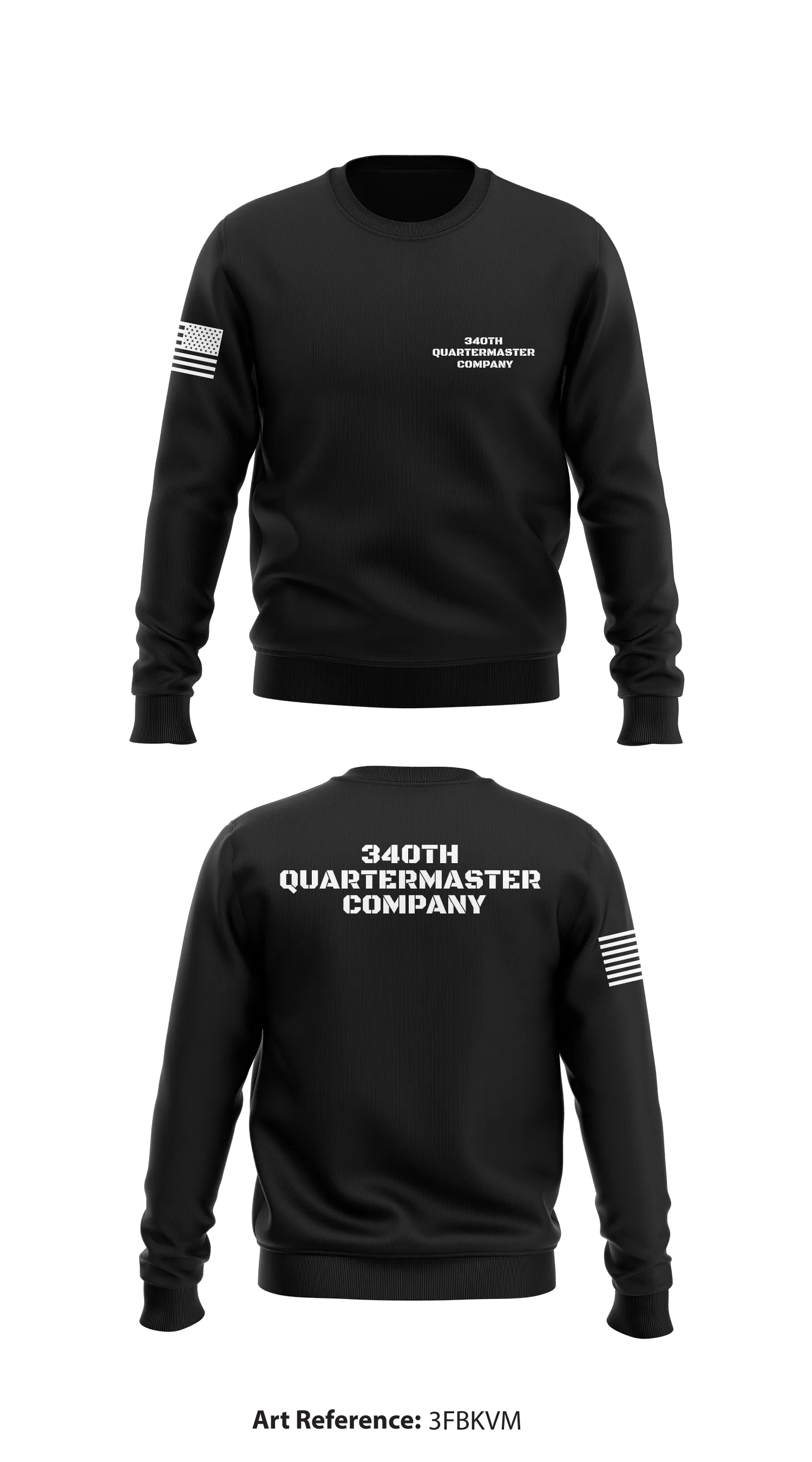 340th Quartermaster Company  Store 1 Core Men's Crewneck Performance Sweatshirt - 3FBKvM