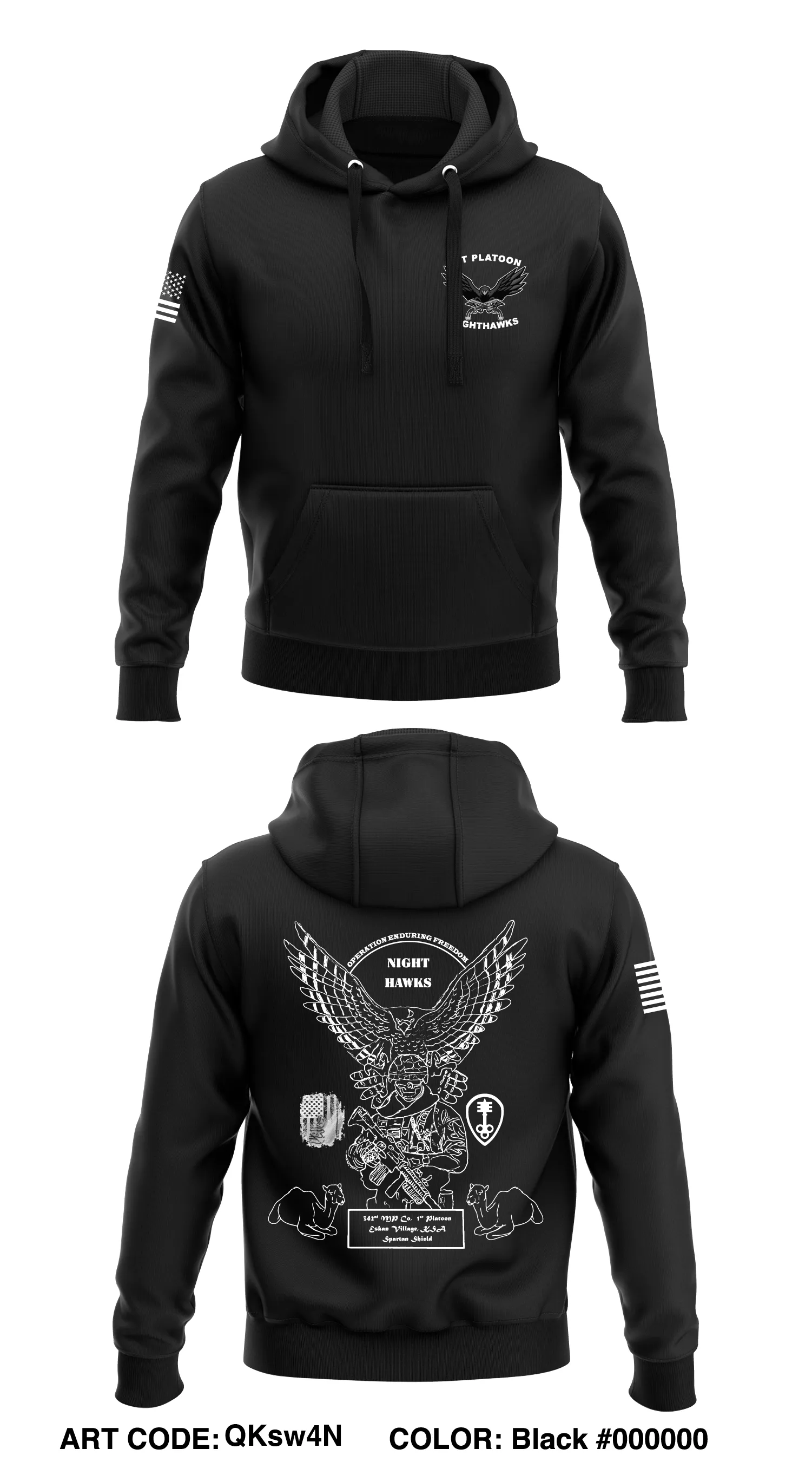 342nd MP Store 1  Core Men's Hooded Performance Sweatshirt - QKsw4N