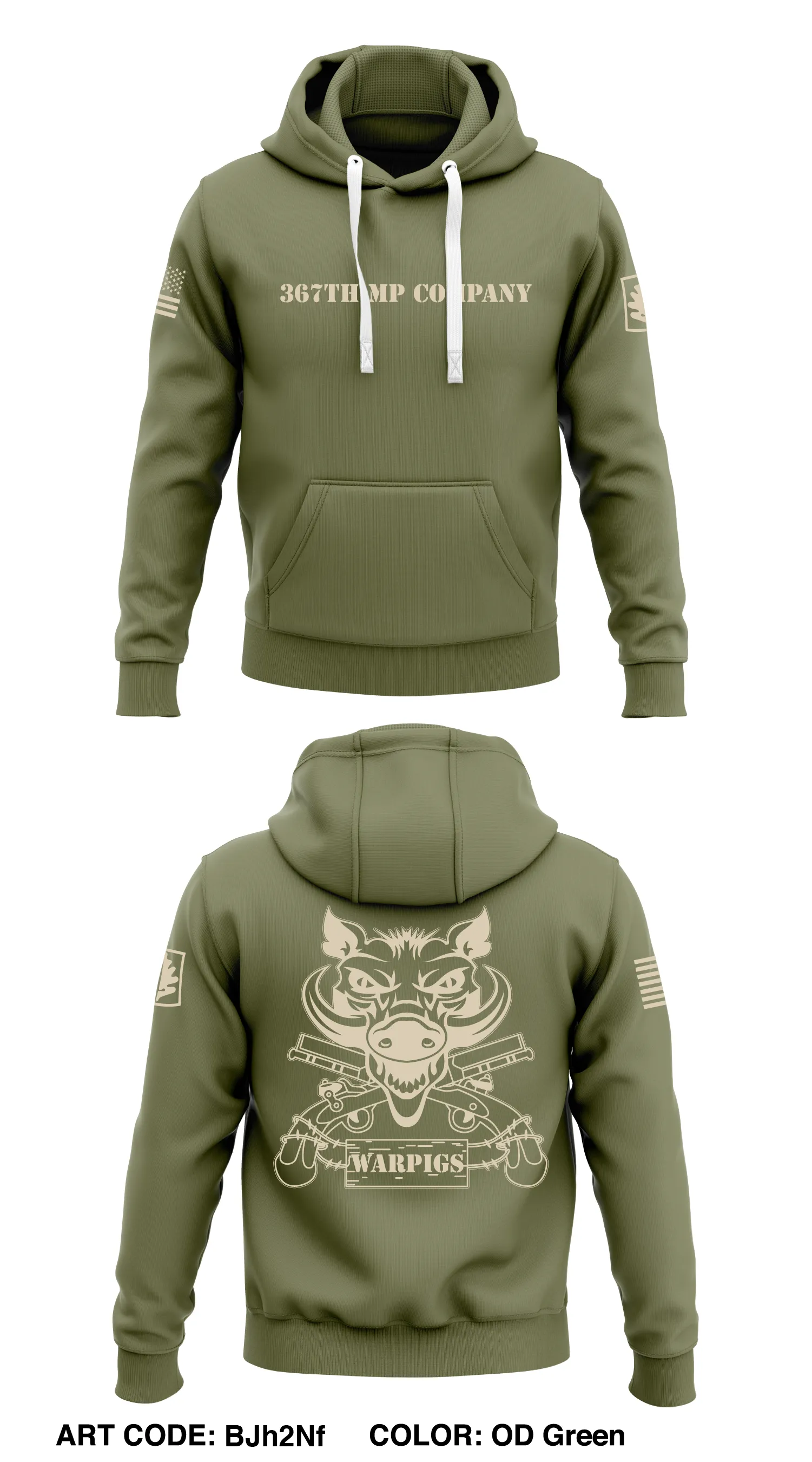 367th MP Company Store 1  Core Men's Hooded Performance Sweatshirt - BJh2Nf