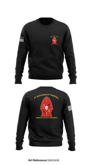 3/8 Spartans  Store 1 Core Men's Crewneck Performance Sweatshirt - smuAHn