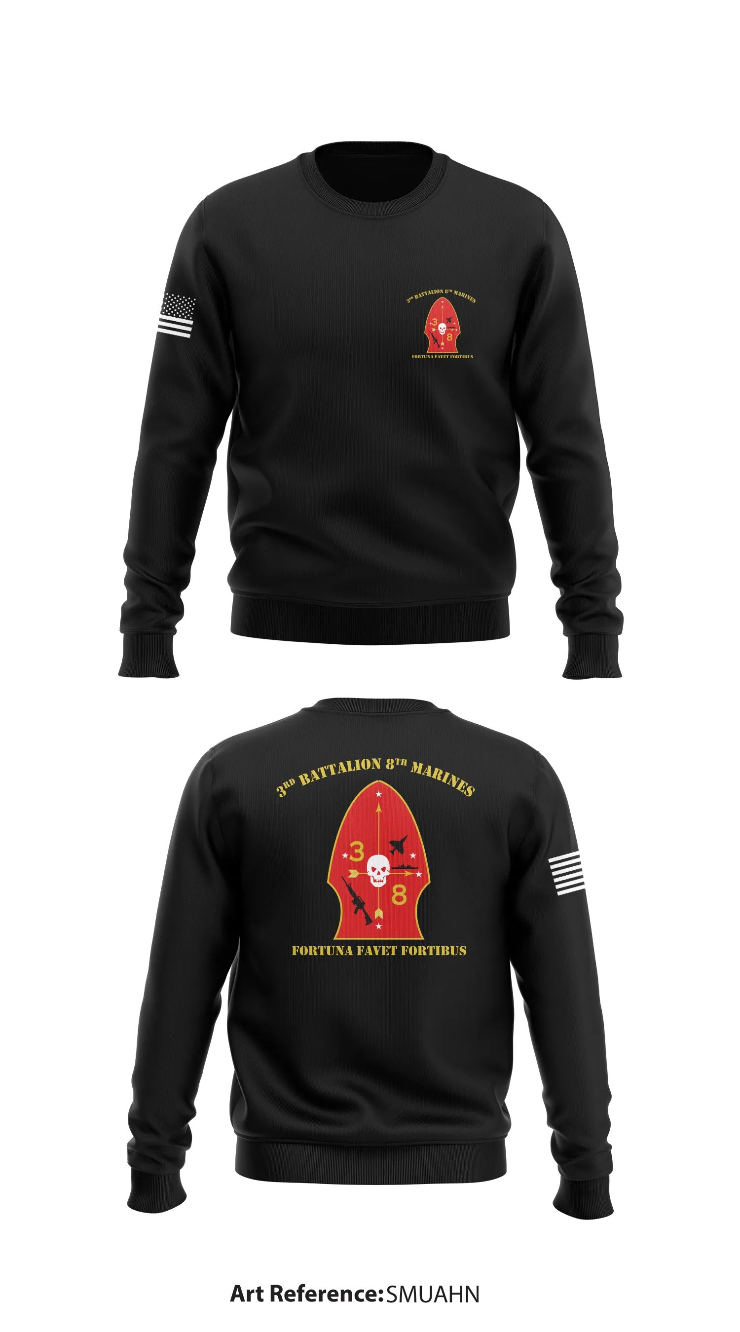 3/8 Spartans  Store 1 Core Men's Crewneck Performance Sweatshirt - smuAHn