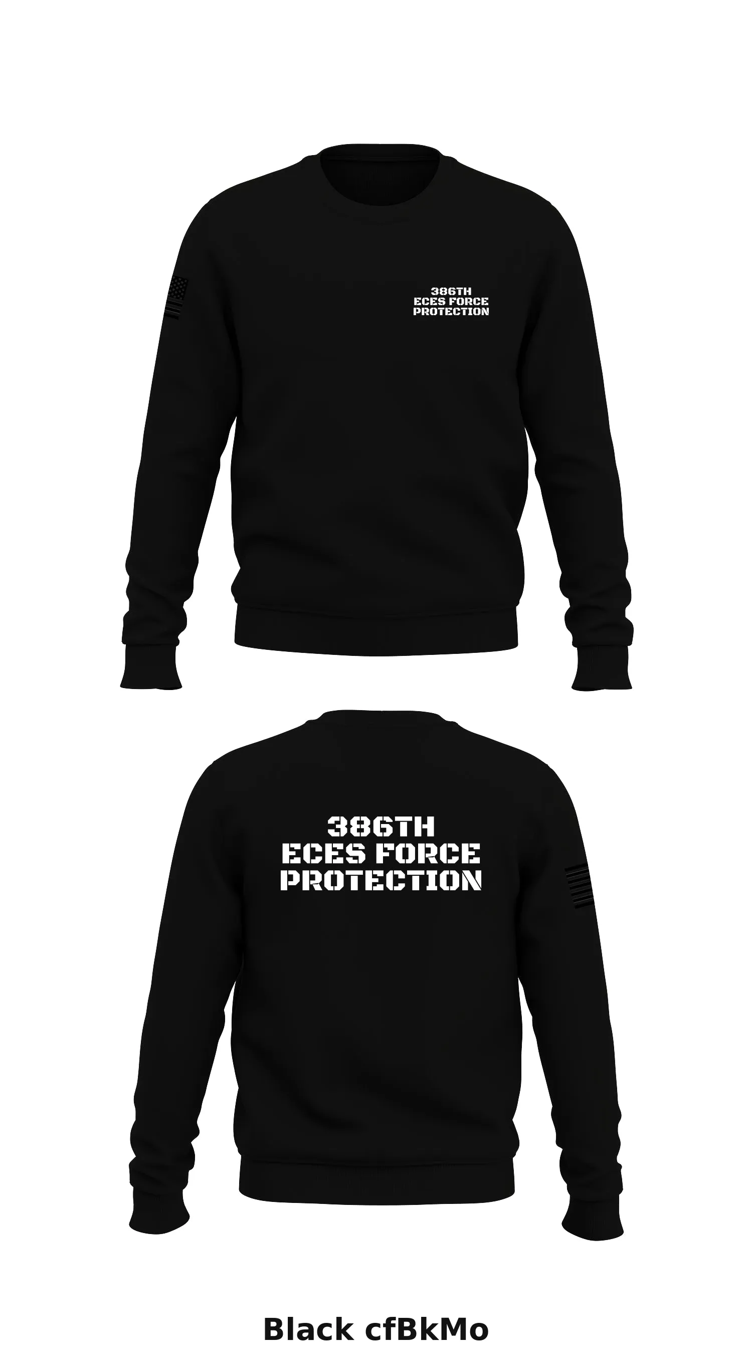 386th ECES Force Protection  Store 1 Core Men's Crewneck Performance Sweatshirt - cfBkMo