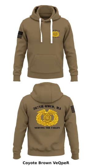 387th QMCO, MA Store 1  Core Men's Hooded Performance Sweatshirt - VeQpeR