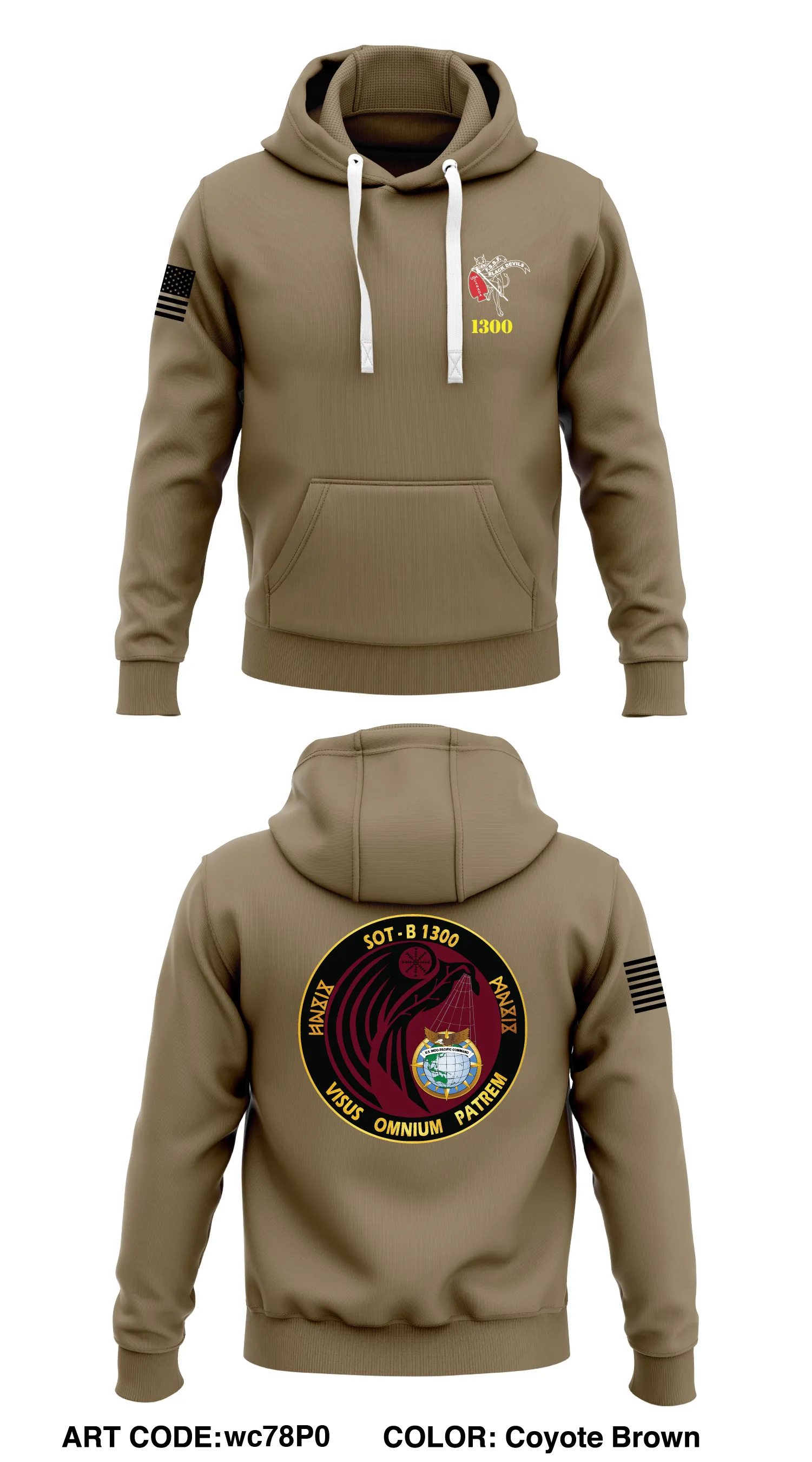 3RD BN - 1ST SPECIAL FORCES GROUP STORE 1  Core Men's Hooded Performance Sweatshirt - gYAC5Q
