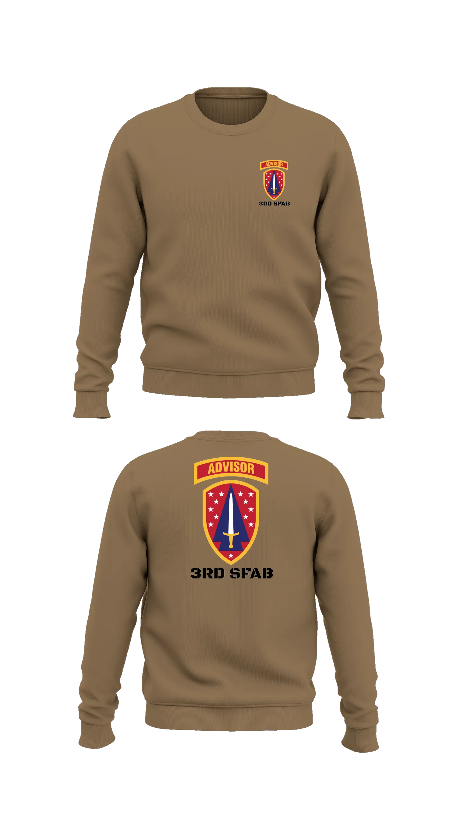 3rd SFAB Store 1 Core Men's Crewneck Performance Sweatshirt - 94928023153