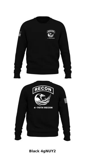 4-70TH RECON Store 1 Core Men's Crewneck Performance Sweatshirt - 4gNUY2