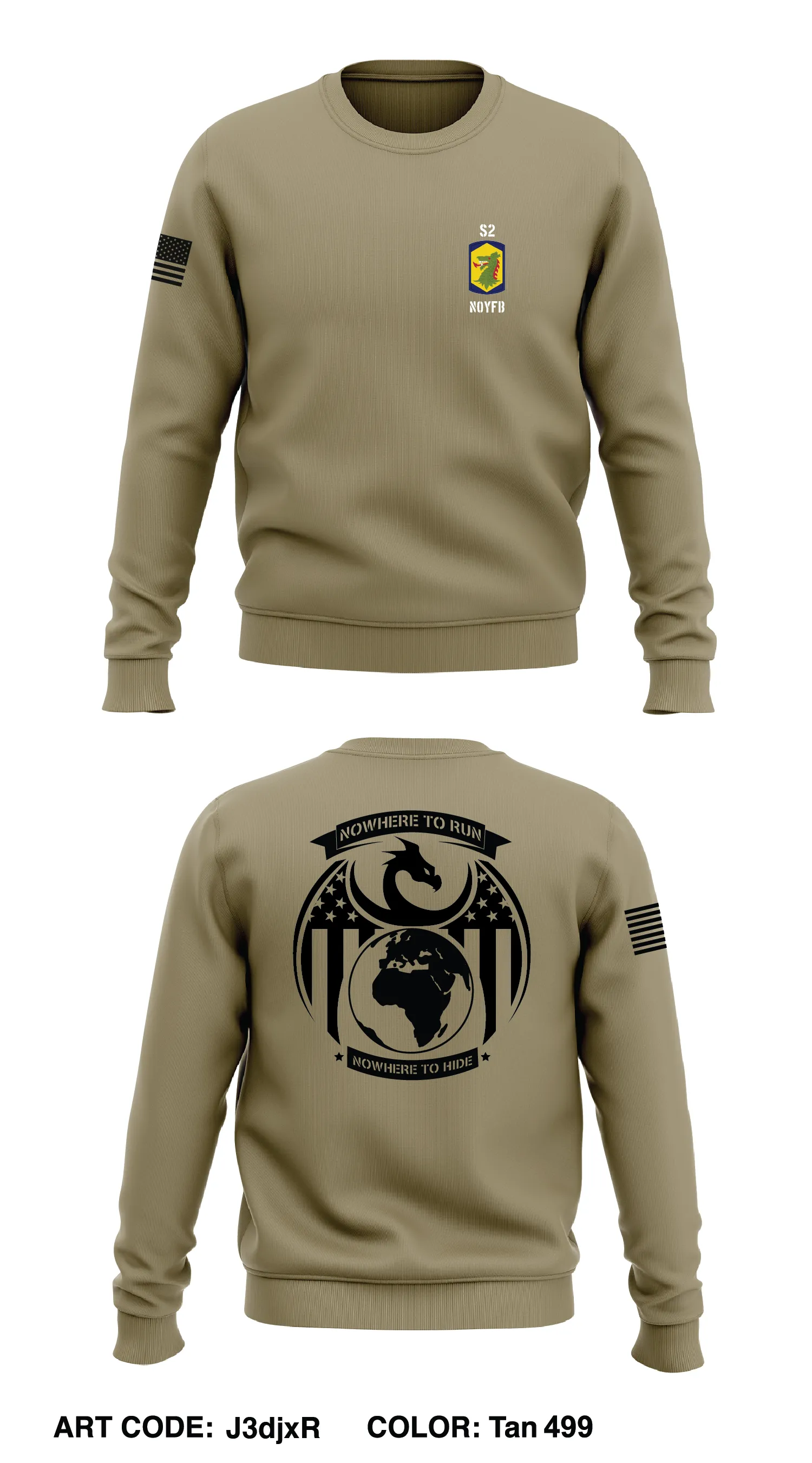 404th MEB S2 Deployment Store 1 Core Men's Crewneck Performance Sweatshirt - G9uhKv