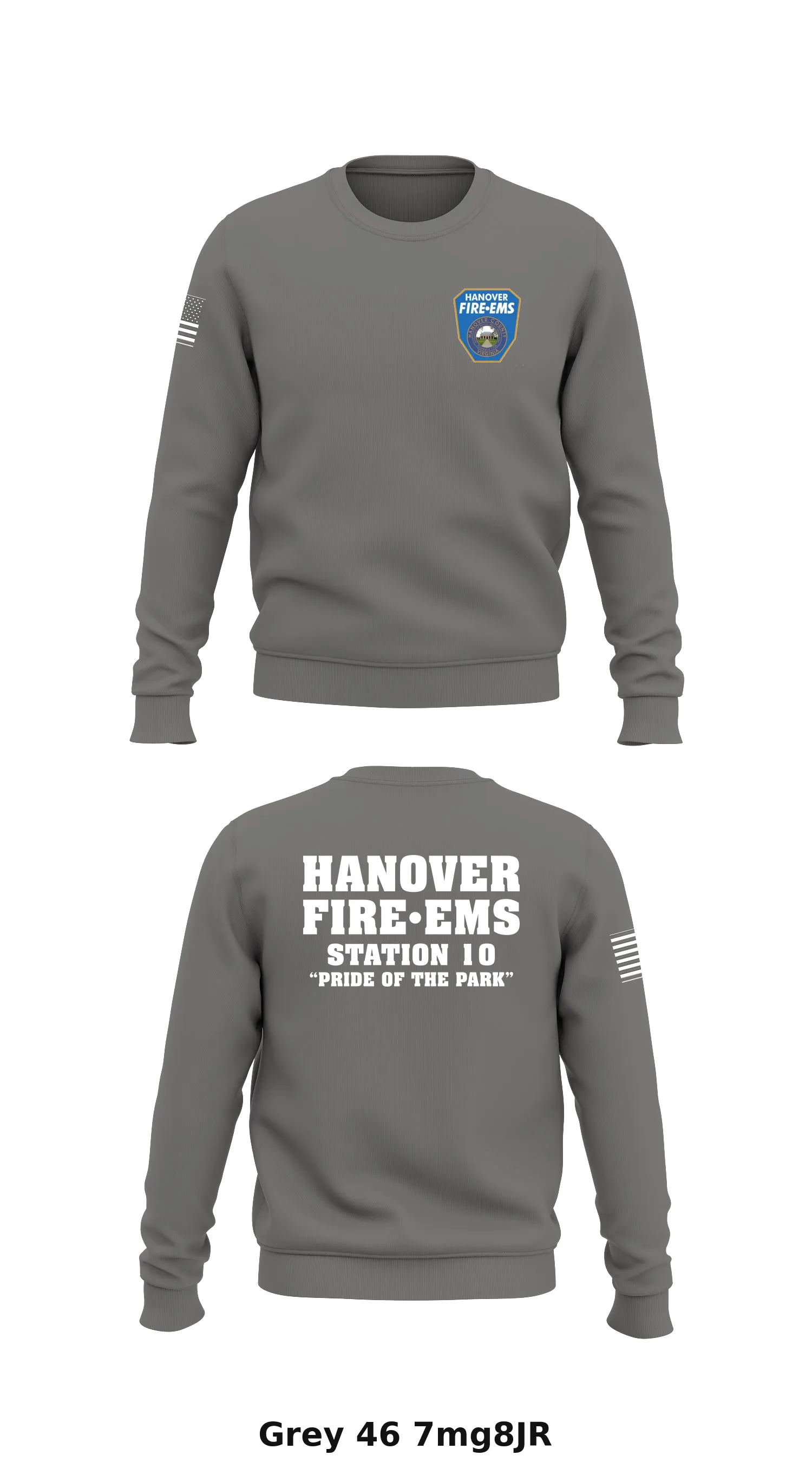 410 Store 1 Core Men's Crewneck Performance Sweatshirt - 7mg8JR