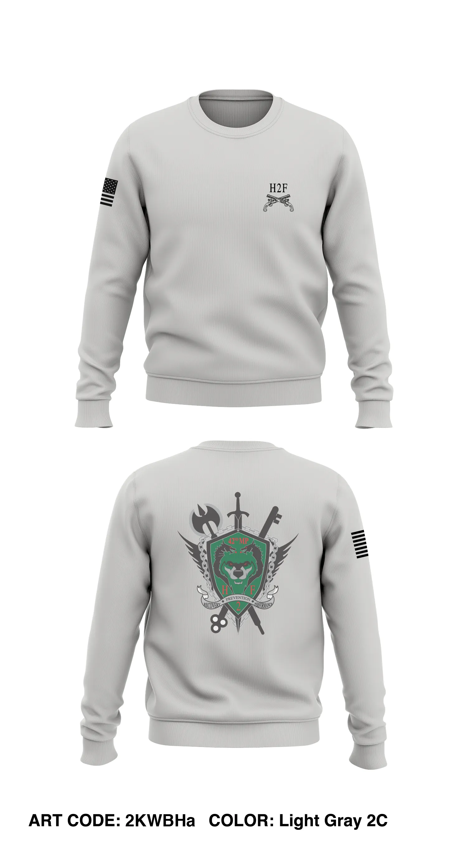 42ND MP  Store 1 Core Men's Crewneck Performance Sweatshirt - 2KWBHa
