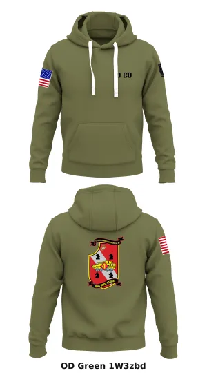 4th LAR. Delta Company  Store 1  Core Men's Hooded Performance Sweatshirt - 1W3zbd