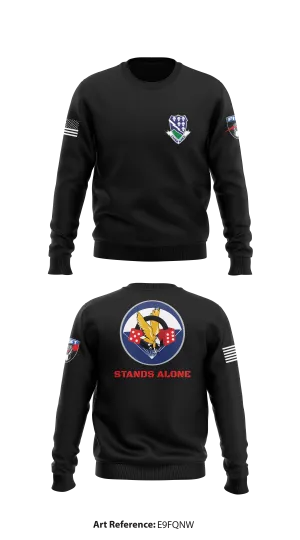 506th Currahee Store 1 Core Men's Crewneck Performance Sweatshirt - e9FQNW